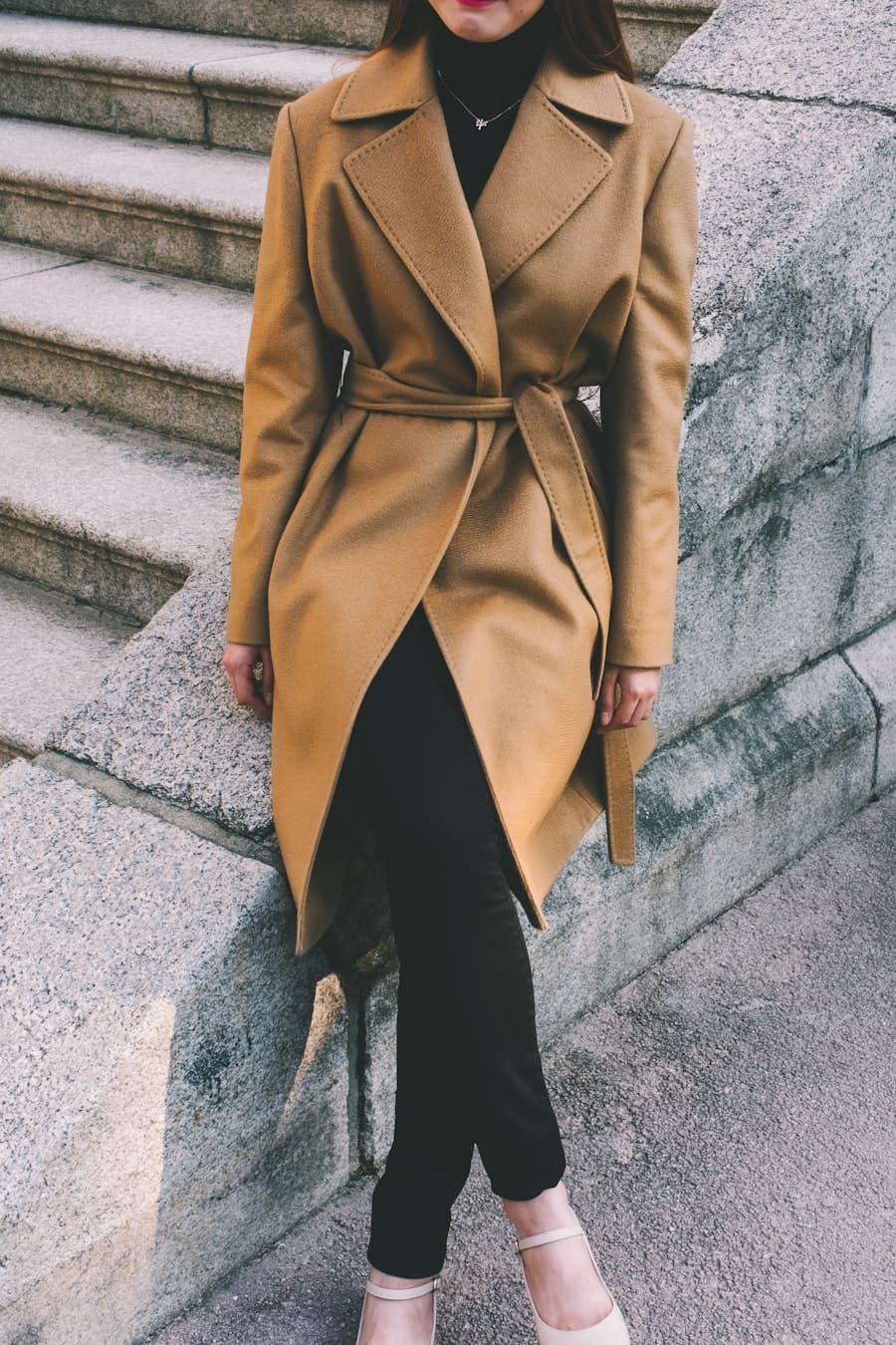 Dámsky kabát Wool Camel