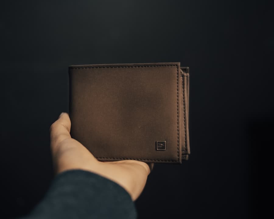 Dámska peňaženka Leather Black — alternatívny pohľad