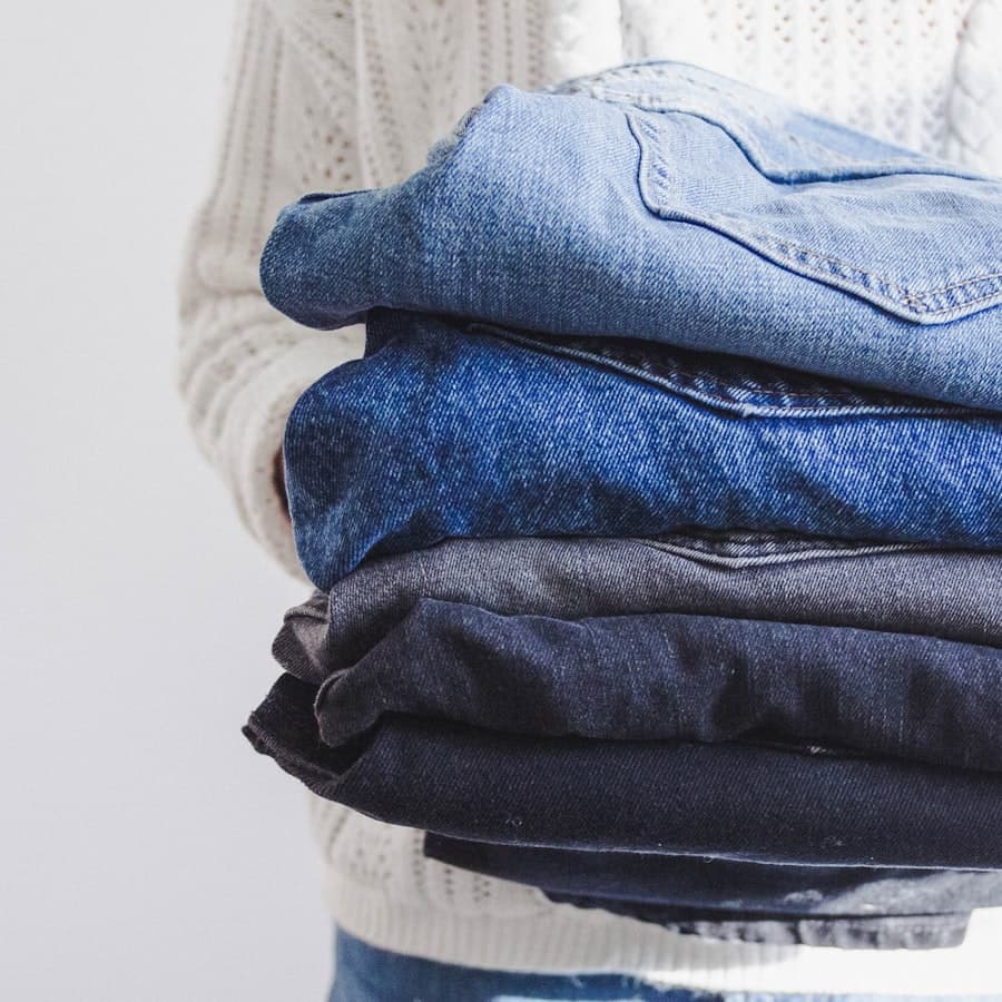 Dámske rifle Skinny Blue — alternatívny pohľad